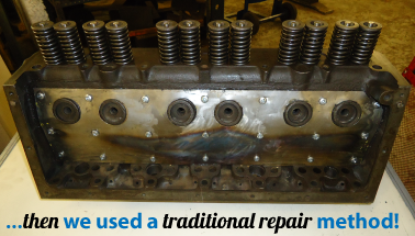 Rare cylinder head repair